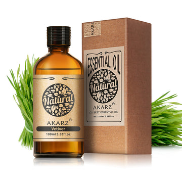 AKARZ Vetiver Essential Oil Natural And Pure ( 30ML 100ML)